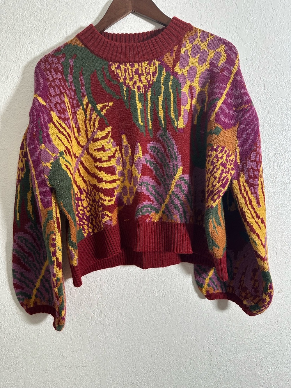 FARM Rio Graphic Jungle Sweater Size M - Picture 5 of 14